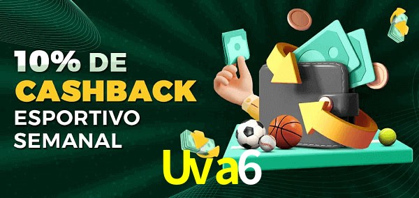 10% de bônus de cashback na Uva6